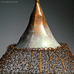 First Born Garlic Bulb Form Bronze Basket Detail by Ema Tanigaki
